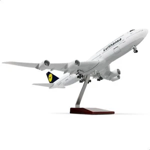 1/160 Boeing 747 tedesco 17 pollici grande modello pressofuso aereo model kit - Foto 1 di 6