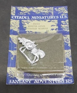 Citadel Fantasy Adventurers FAC12 Mounted Ninja- Warhammer 25mm Miniature - Picture 1 of 2