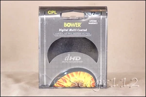 Bower 72mm dHD Digital High Definition Multicoated Circular Polarizer CPL Filter - Picture 1 of 3