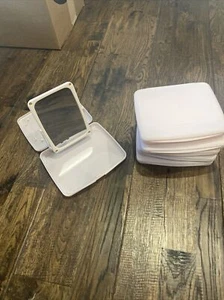 Lot Of 6 Mary Kay Pink Class Makeup Mirror Dual Sided Magnify - Picture 1 of 4