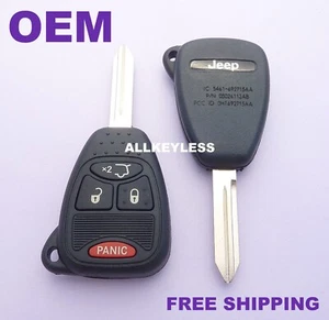 OEM JEEP LIBERTY COMMANDER entrada sin llave mando a distancia llavero transmisor OHT692713AA - Imagen 1 de 5
