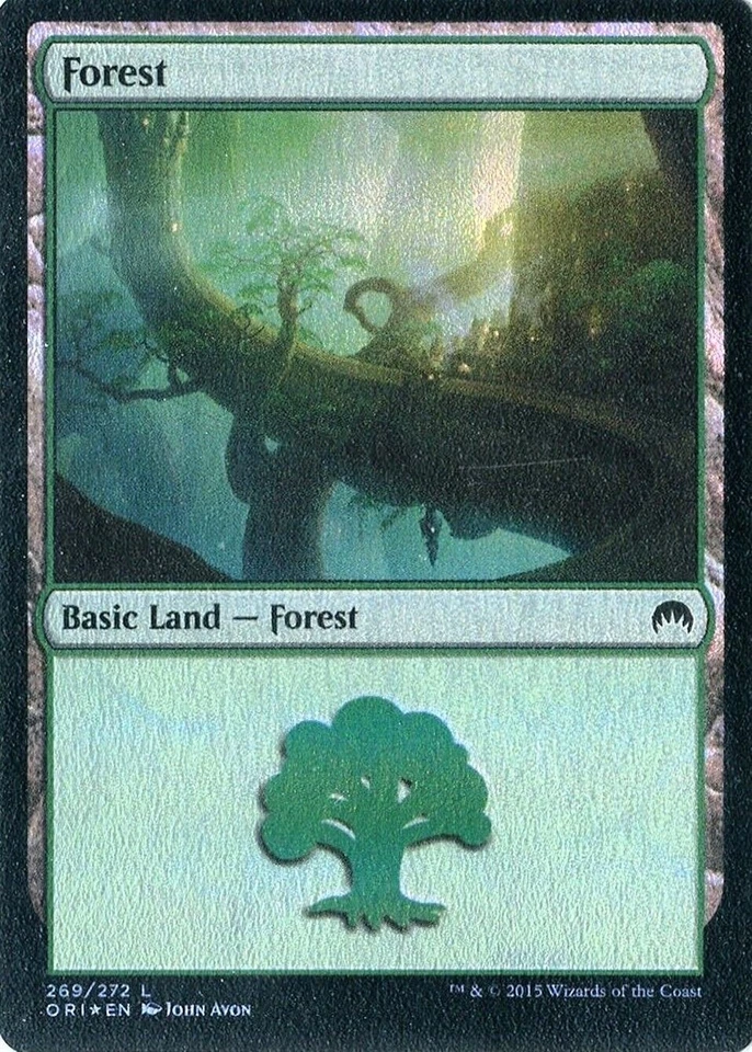 MTG - Magic Origins - Forest #269 - Foil - NM - Image 1 of 1