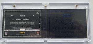 2013 Rookie Playbook (Nr. 6) Russell Wilson Seahawks Materialien blaue Folie 89/99 - Bild 1 von 2