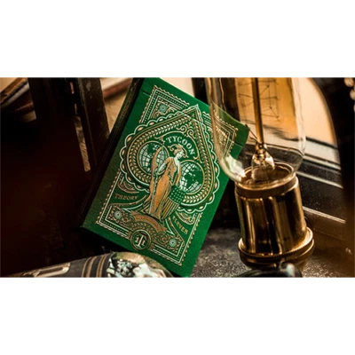 Mazzo di carte Limited Edition Green Tycoon Playing Cards by theory11