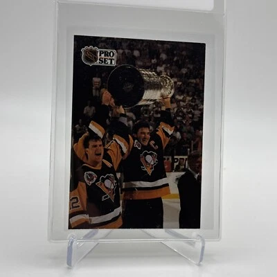 Tarjeta de hockey Mario Lemieux 1991-92 Pro Set #318 como nueva envío gratuito Foto 1 de 3