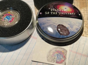 2010 Cook Islands $5 Proof HAH 280 Meteorite Coin - Picture 1 of 3