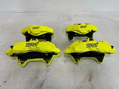 2018-2021 SUBARU WRX 2,5 Л STI ПЕРЕДНИЕ ЗАДНИЕ ТОРМОЗНЫЕ СУППОРТЫ И РОТОРЫ BREMBO КОМПЛЕКТ 1 - Изображение 1 из 4