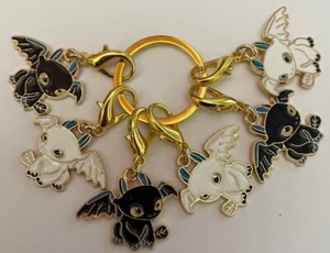Stitch Marker 6 Crochet Knitting markers counters counter dragon dragons - Picture 1 of 1