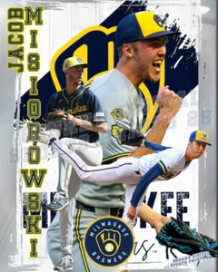 Milwaukee Brewers Lithograph print of Jacob Misiorowski 2025 - Picture 1 of 1