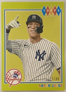AARON JUDGE 2022 Topps Brooklyn Collection Chartreuse 24/99 Yankees