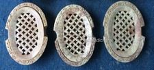 4.5x3 Inches 3 Set of Pieces Marble Soap Case Inlay soap Dish Carving Work