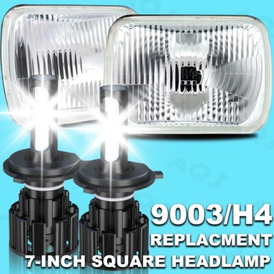 Fits International Harvester 9200 9400i 4700 4800 7x6 inch Led Headlights Hi Low - Image 1 of 4