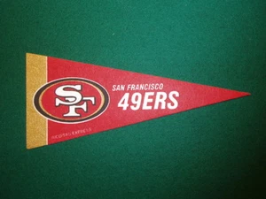SAN FRANCISCO FORTY NINERS  NFL LICENSED MINI PENNANT, NEW  - Picture 1 of 1