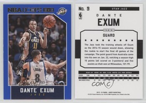 2015-16 Panini NBA Hoops Blue /399 Dante Exum #9