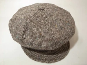 New York Hat Co Tweed Spitfire Braun Gr. XL Made in USA - Bild 1 von 4