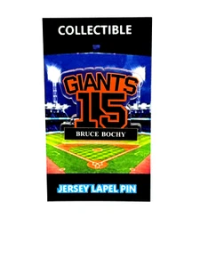 San Francisco Giants Bruce Bochy lapel pin-Classic Retro Collectable - Picture 1 of 1