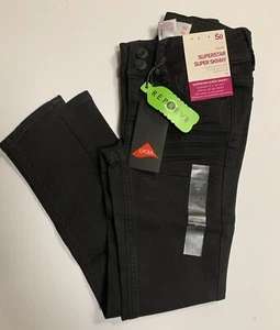 SO Girls Superstar Super Skinny Mid Rise Black Jeans Size 6X NWT - Picture 1 of 1