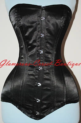 Steel Corset Waist Training Double Boned Long Line Overbust Waist Training XS-3X - Image 1 of 2
