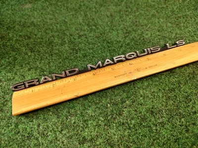 1992 1994-1996 Mercury Grand Marquis LS Rear Trunk Nameplate Badge Emblem 1S1 - Image 1 of 4