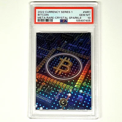 POP 8! PSA 10💎2022 Cardsmiths Series 1 Meta Rare #MR1 Bitcoin💎GEM MT BANGER! - Image 1 of 4