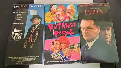 Lot Of 3 Danny DeVito VHS SEALED Watermarks WHV Stamp VTG  - Image 1 of 4