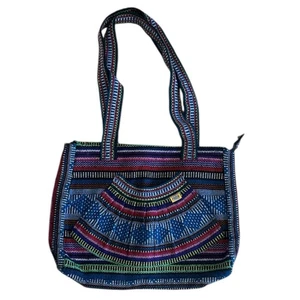 Bolso de Hombro Pinzon Hobo Azteca Multicolor Rayas Tejido Cremallera Cartera/Tote (Bonito) - Imagen 1 de 5