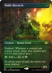 MTG FOIL Noble Hierarch  - Double Masters #352 - Picture 1 of 1