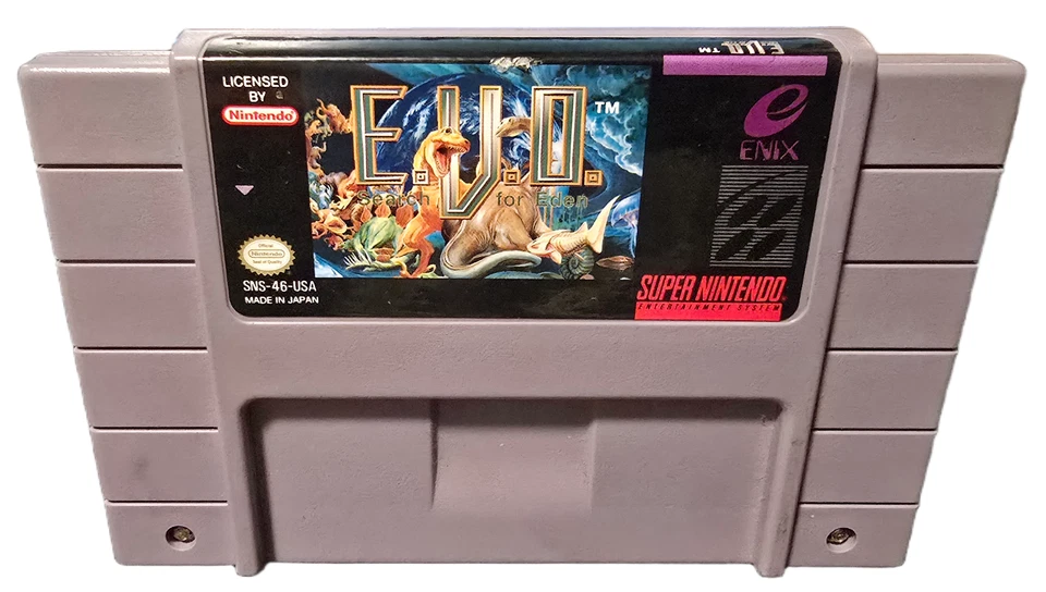 E.V.O. Search for Eden Super Nintendo System SNES 100% Authentic - Image 1 of 1