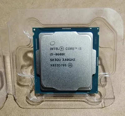 8Th Gen Intel Core i5 8600K LGA 1151 CPU Processor 3.6 GHz Six-Core SR3QU - Image 1 of 2