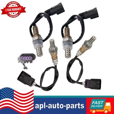 Sensor de oxígeno O2 4 piezas arriba+abajo para Hyundai Genesis 2010 2011 2012 cupé 3,8 L V6  Foto 1 de 4