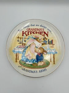 Vintage 1990 Heirloom Edition Porzellanteller mit Goldrand Omas Küche - Bild 1 von 5