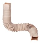 Amerimax 85014 Flex-A-Spout Tan Vinyl Downspout Extension 4.5 Hx4.5 Wx55 L in.