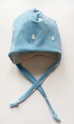 NEU * Babymütze mit Ohrenschutz * Mütze Neugeborene * Erstlingsmütze * Möwe - Bild 1 von 4