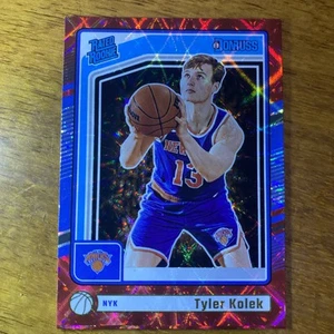 Tyler Kolek Rated Rookie Red Lazer Prizm Panini Donruss Basketball 2024-25 - Picture 1 of 5