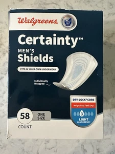 58 COUNT WALGREENS SECURITY HERRENSCHÜTZER - FABRIKVERSIEGELT - KOSTENLOSER VERSAND! - Bild 1 von 4