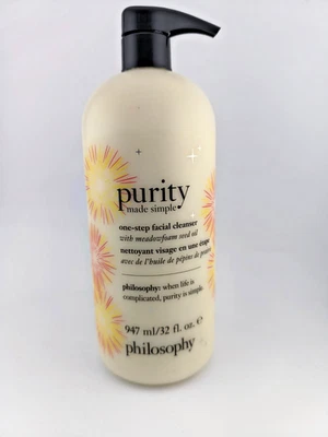 Philosophy PURITY One-Step Facial Cleanser- 32 fl oz included pump Ltd Edition - Image 1 of 2