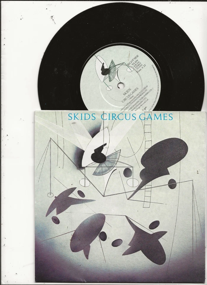 SKIDS - CIRCUS GAMES UK SINGLE IN POSTER SLEEVE - FROM 1980, NEW, MINT - Image 1 of 2