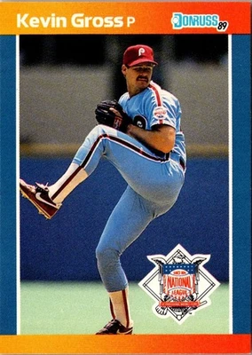 1989 Donruss All-Stars Kevin Gross #48 Philadelphia Phillies Baseball Card - Image 1 of 2