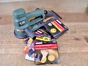 BLACK & DECKER #BD5100 QUANTOM 5" RANDOM ORBIT SANDER W/ DUST BAG & SAND PAPER - Picture 1 of 13