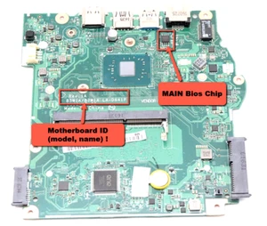 Chip BIOS para Acer Aspire ES 17 ES1-732 Nuevo chip para MB: LA-D641P REV:1A (!) - Imagen 1 de 4