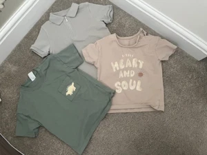 Boys T-shirt Bundle 12-18 Months - Picture 1 of 3