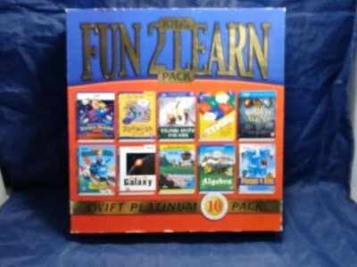 2001 Fun 2 Learn Kids Pack 10 Complete Software Programs by COSMI Windows  - Image 1 of 4