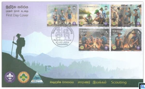 Sri Lanka Stamps 2024, Scouting, Scout, FDC, 1 of 2v - Picture 1 of 1