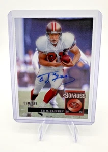 2024 Donruss Clearly Ed McCaffrey SP Throwback Auto #/199 San Francisco 49ers #1 - Picture 1 of 3