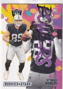 2024 Panini Rookies & Stars NFL No. RE-BBS Brock Bowers Rookie - Bild 1 von 2