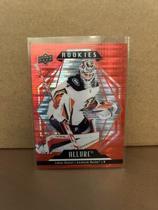 2022-23 Upper Deck Allure Red Rainbow Rookies Lukas Dostal #119 Anaheim Ducks