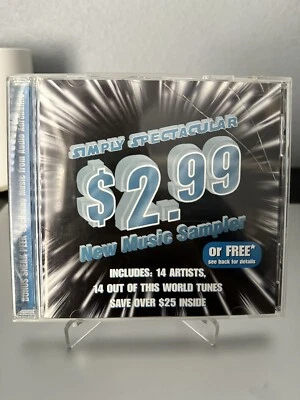 Simply Spectacular $2.99 New Music Sampler - Audio CD - 14 Songs Various Artists Foto 1 de 2