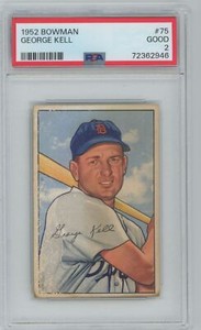 1952 Bowman George Kell PSA 2 #75