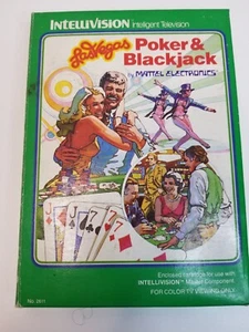 Las Vegas Poker and Blackjack - Intellivision - Probado Funcionando Completo En Caja Original - Imagen 1 de 7