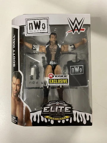 WWE Mattel Elite Scott Hall Ringside . WCW Razor Ramon NWO Figure !!! WWF BADGUY Cover